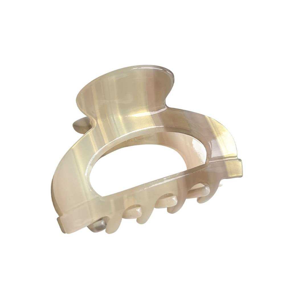 VNEWSCHI Acrylic Hair Claw Clips - Big, Strong Hold, Non Slip - Red - 1 Count (Pack of 1) - For Women - Hair Accessories