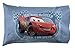 Jay Franco Disney/Pixar Cars Tune Up Blue/Gray 4 Piece Full Sheet Set with Lightning McQueen & Mater (Official Disney/Pixar Product)
