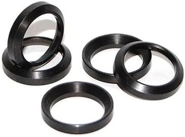 Tacticool22 Five 1/2" Crush Washers - Black Stainless Steel