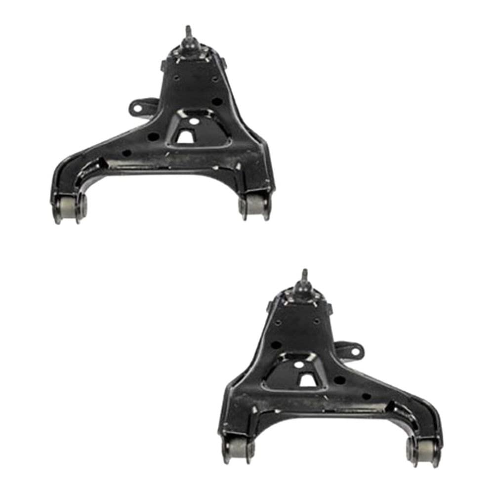 TRQ Front Lower Control Arm with Ball Joint Set Compatible with 2001-2005 Chevrolet Blazer 2001-2004 S10 2001 GMC Jimmy Sonoma Image