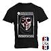 Patriot Mens T-Shirt - American Warrior Collection Large Black