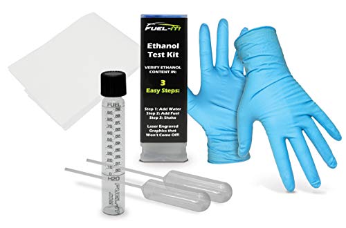 Fuel Test Kit with 1 Reusable Tester for E85, Gasoline, Race Gas, Ethanol, Ethanol-Free Fuel Test