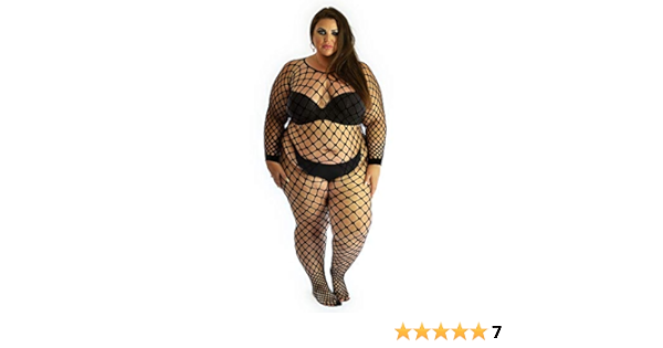 amazon fishnet bodysuit plus size