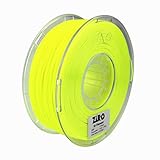 ZIRO 3D Printer Filament ABS 1.75 1KG(2.2lbs), Dimensional Accuracy +/- 0.05mm, Fluo-yellow