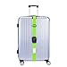 Hibate TSA Approved Lock Travel Luggage Straps Suitcase Belt - Green, Pack of 2