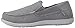 Crocs Men's Santa Cruz 2 Luxe Slip On Loafer|Casual, Comfortable Travel Shoe, Charcoal/Light Grey, 9 M US