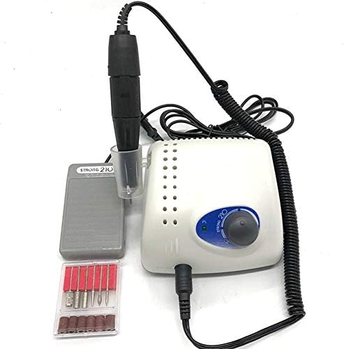 65W 35000RPM Electric Nail Drill Machine Strong Manicure Pedicure Nail Treatment File Bit Nail Art Equipment,Black