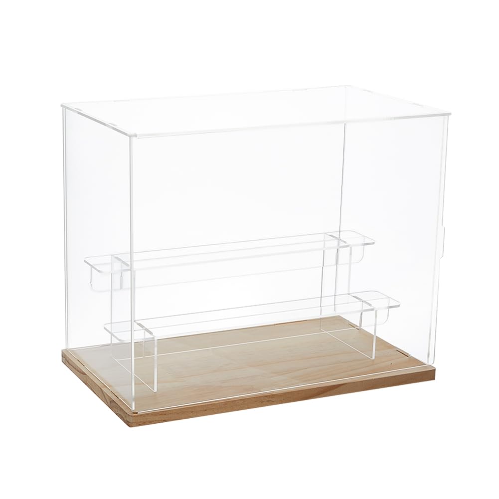 DICOSMETIC 3-Tier Acrylic Display Case for Action Minifigure Display Boxes Stand for Collectibles Figures Decorations