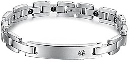 FREE ENGRAVING Womens Medical ID Bracelet Therapy, Stress Relief, Increased Energy