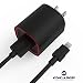 iPhone 6 6S, High-performance Encased Rapid Wall Charger Plus 6 Foot Lightning to USB Charging Cable (Updated: 2.4A Output)