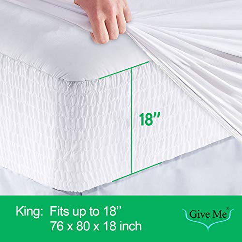 Give Me King Size Mattress Protector, 100 Waterproof Mattress Pad