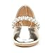 Dream Pairs SERENA-100 Mary Jane Casual Slip On Ballerina Flat Toddler New Gold Size 9
