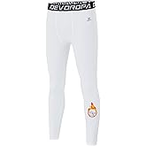 DEVOROPA Youth Boys' Compression Leggings Sports Tights Fleece Lined Thermal Base Layer Pants