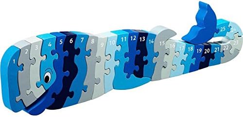 Lanka Kade Whale 1-25 Number Wooden Jigsaw Puzzle