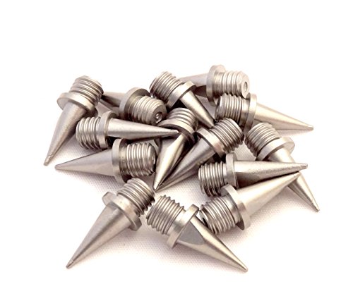 ecoSpikes Stainless Steel Track and Cross Country Spikes (1/2" Silver, 14x) - Thumbnail 3