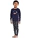 Leveret Boys Moon & Rocket 2 Piece Pajama 100% Cotton (Size 12M-8 Years)