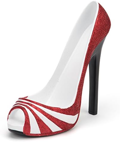 High Heel Wine Bottle Holder - Four Attractive Style Variations Available (Striped)