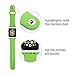 iXCC [3 Pieces] 38mm Apple Watch Band Soft Silicone Sport Style Series 2 Series 1 Men Women [2 Lengths] Large/Small Wrist Strap Replacement - Green