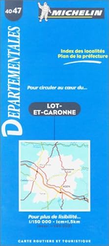 Download Carte routière : Lot-et-Garonne, 4047, 1/150000  (Français - Anglais) PDF
