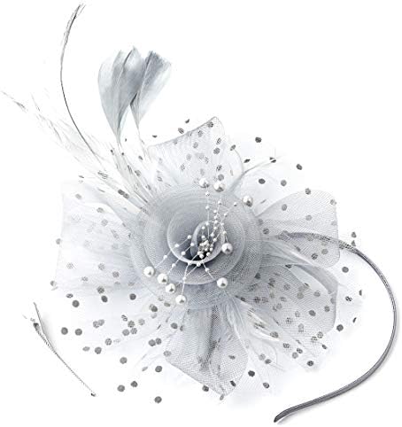 FENTORY Fascinators for Women Sinamay Wedding Hats Tea Party Headband