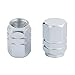 SUBANG 24 Count Car Auto Tyre Tire Valve Stem Covers Caps, Silver