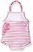 Mud Pie Girls' Swimsuit One Piece, Flamingo, 3 Toddler