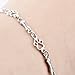 925 Sterling Silver Dog Bone and Paw Print Link Charm Bracelet for Dog Lover LSCB20