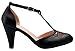 Olivia K Women's Low Heels Mary Jane Pumps - Adorable Vintage Shoes- Unique Round Toe Design with an Adjustable T Strap