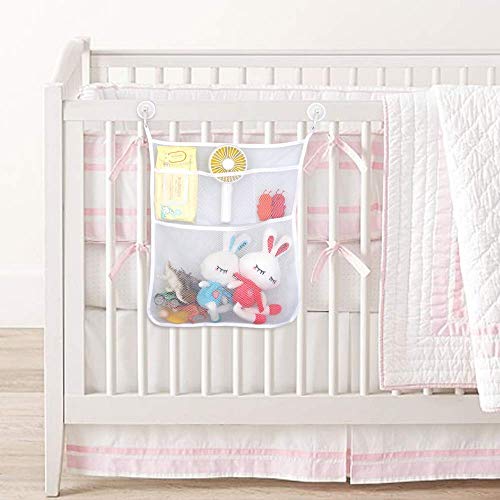 image for SUNFICON 2 Packs Mesh Shower Caddy Storage Bags Bath Toy Organizers Ba