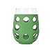 Lifefactory Wine Glass with Protective Silicone Sleeve, Large (Pack of 4), Huckleberry Orange Grass Green Cobalt