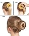 SWACC Hair Donut Bun Maker Set, 4 Sizes Included + Hair Ties & Bobby Pins (Brown) - For Updos, Scrunchie Chignons, and Ballerina Buns