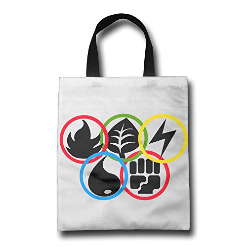 WH&SY Fire Lighting Circle Reusable Shopping BagHand Bags Large Size Premium Quality Tote Bag Recycle Bag Foldable Eco Shopping Bag H*W 16.93 Inch * 14.17 Inch White