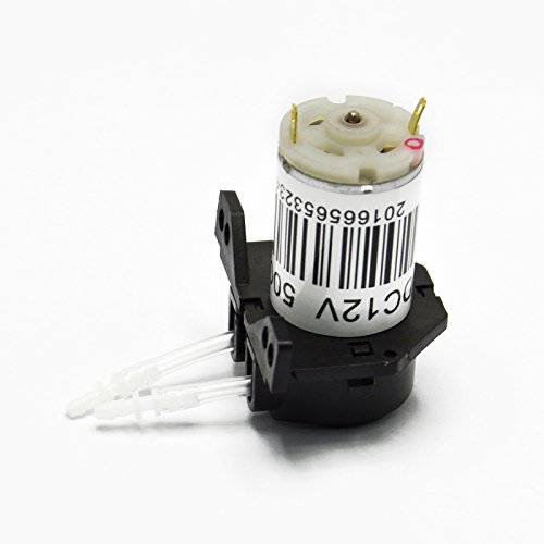 Gikfun 12V DC Dosing Pump Peristaltic Dosing Head with Connector for