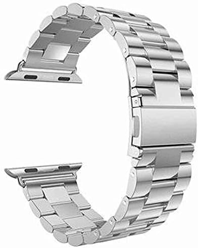 Band For Apple Iwatch, Mortree New Design Premium Solid Stainless Steel Metal Replacement Straps Bracelet For Apple Watch Series 2 Series 1 (Silver 42mm)