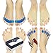 Toe Separators Bunion Corrector TWOCAREONE - Toes Support Spacers Care For Hammertoe Valgus - Orthopedic Foot Relief Sleeve With Cushion For Bunionette Bunions - Stretcher Correct Treatment