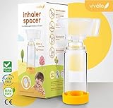 Pediatric Spacer for Inhaler with Soft Silicone Mask - Safety Sealed Inhaler Spacer for Children 2-13 Years Old - Asthma Inhaler Spacer for Kids Using Puffer CE Approved Latex & BPA Free