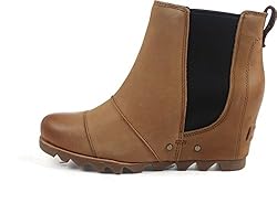 Sorel Womens Lea Wedge Boot, Camel Brown, 9.5 B(M) US