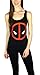 Marvel Womens Deadpool Tank Top Black