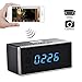 WiFi Hidden Camera HD Spy Mini Camera Night Vision Clock Wireless Remote Security Monitoring Motion Detection Video Recorder Nanny Cam No Audio