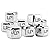 LP Whiskey Stonesï¼ŒStainless Steel Ice Cubes Drink Coolers with Plastic Storage Box Tongs for Wine Sodaï¼ŒBest Premium Gift For Men,Set of 8ï¼ˆsilver )