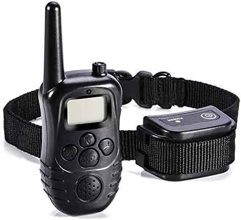 Modada Training Collar for Dogs, Rechargeable and Waterproof 300 Yards Remote Dog Bark Collar with Beep, Vibration and Electric Shock Collar