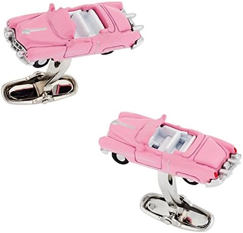 Cuff-Daddy Classic Car Cufflinks 1950s in Pink