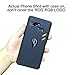 Orzero TPU Case for ASUS ROG Phone (Not fit for Rog Phone 2 2019) Soft Slim with RGB Logo Cutout Full Protection (Lifetime Replacement)-Matte Black