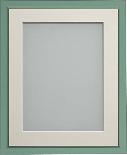 Frame Company Drayton Range 12x10-inch Green Picture Photo Frame with Ivory Mount For Image Size 6x4-inch
