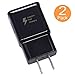 Adaptive Fast Charging Wall Charger Adapter Compatible Samsung Galaxy S6 S7 S8 S9 S10 / Edge/Plus/Active, Note 5,Note 8, Note 9,LG G5 G6 G7 V20 V30 ThinQ Plus EP-TA20JBE Quick Charge (2 Pack) primary