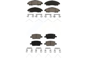 CMX Front Rear Ceramic Brake Pads Kit For Chevrolet Traverse GMC Acadia Cadillac XT5 Buick Enclave Blazer XT6 KCX-100434