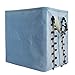 Foldable Laundry Basket Storage Basket, Velvet, Blue