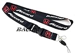 For Honda Accord Black Lanyard Neck Strap Quick Release Keychain Neck Strap