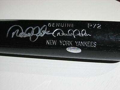 derek jeter signed bat
