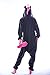 Adult Unicorn Onesie Animal Costume (XL(177-185CM), Black Unicorn)